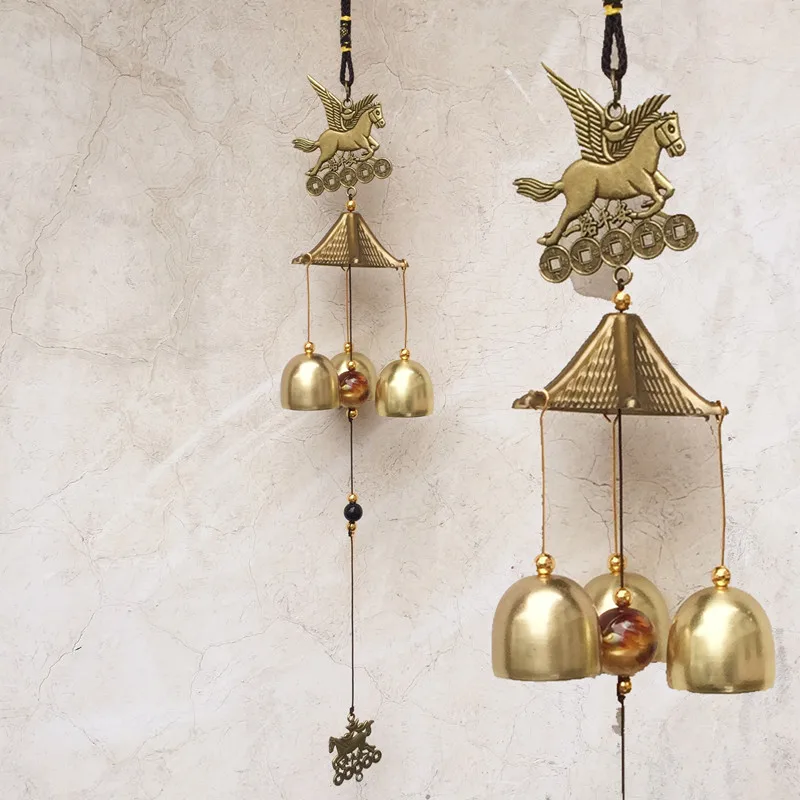 home decor outdoor peacock wind chimes