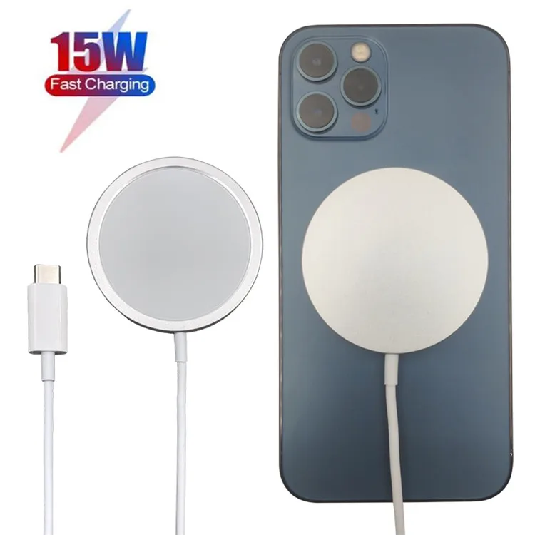 Wholesale 2021 New Magnetic 15W Fast Wireless Magnetic phone Charger For Iphone 12 Pro Max