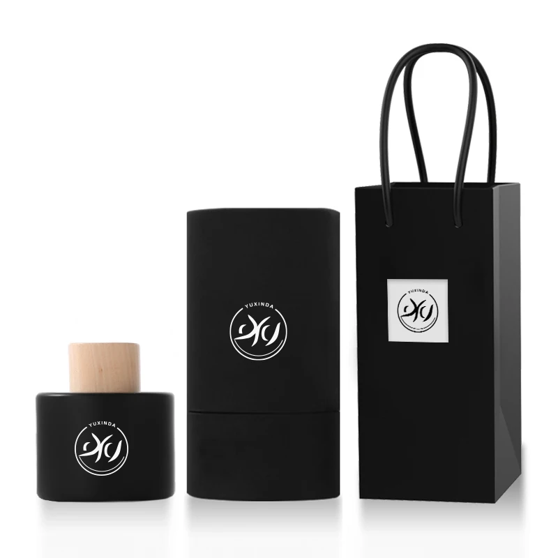 Оптовая продажа круглые пустые бутылки botol kaca parfum 50 мл винтажные Роскошные 10 30 100 черные стеклянные для духов с крышками