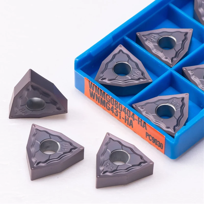 Оригинальные режущие инструменты KORLOYS CNC WNMG080404-HA PC9030 твердосплавная вставка