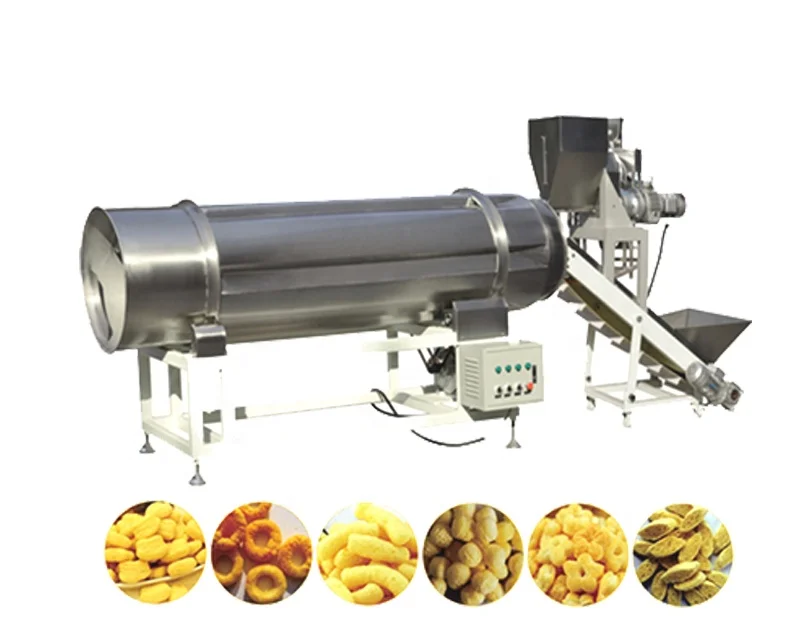 Corn Puff Production Line small corn snack food extruder machine
