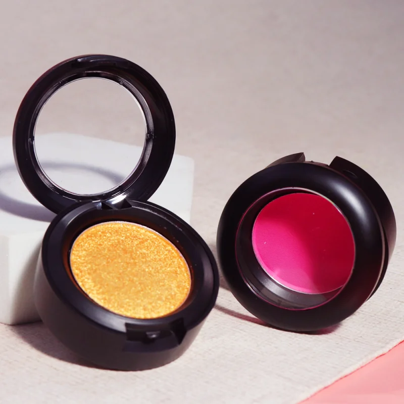 Single Color High pigmented Shimmer Eyeshadow Matte Pearl Cosmetic Private Label Eyeshadow Palette Organic Vegan Eyeshadow