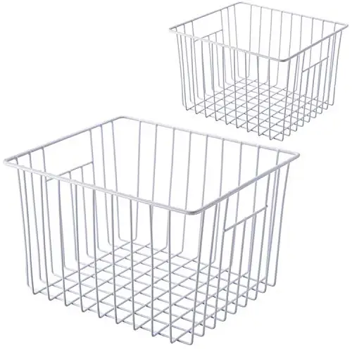 Custom wire mesh storage basket