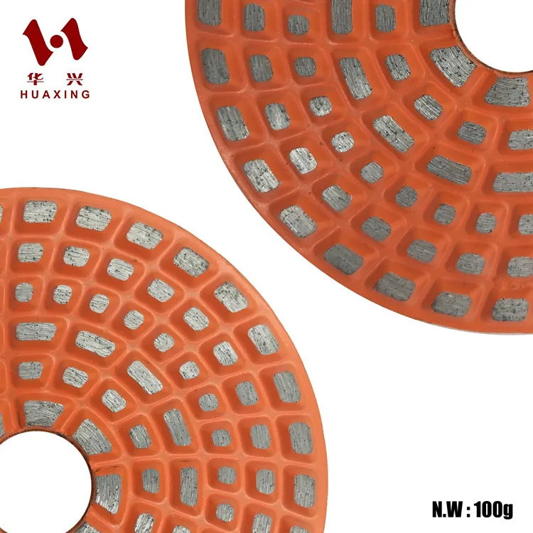 High-end concrete grinder metal bond diamond sintered grinding polishing pad for concrete and stones