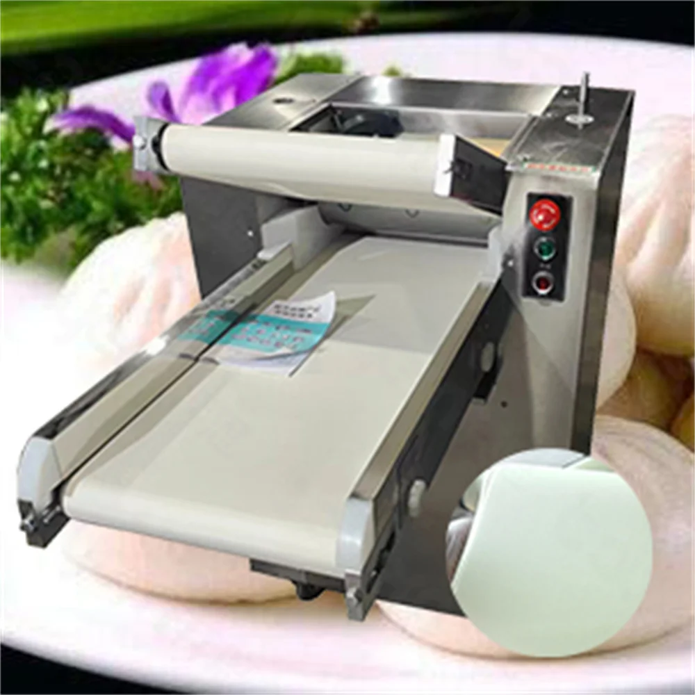 Home Use Electric Roller Dough Pressing Making Machine Full Automatic Stainless Steel Pastry Dough Roller Sheeter