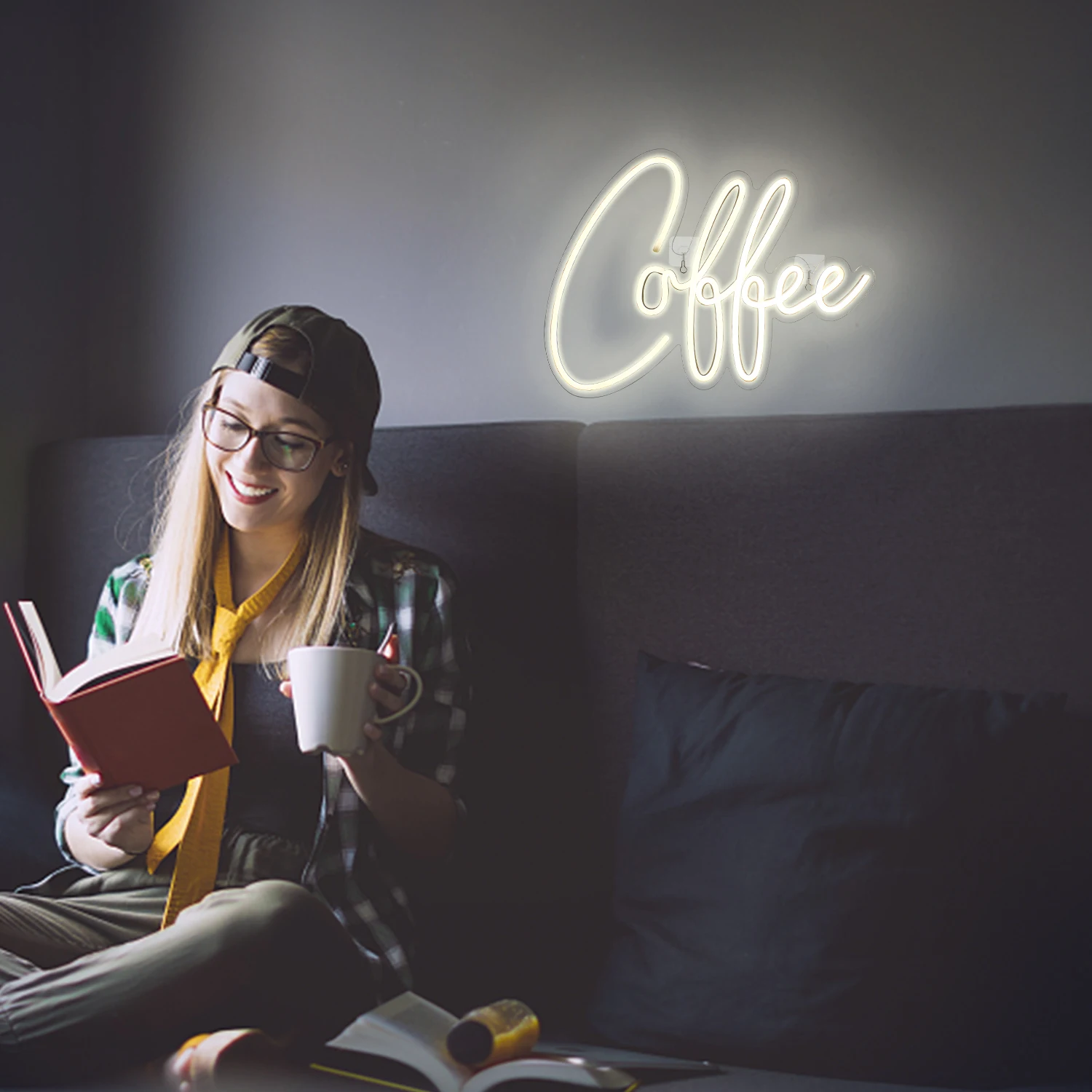 Wholesale WanXing LED Neon Sign For Coffee Shop Bar Fashion Design Custom Christmas Birthday Party Acrylic Neon Light Decoration