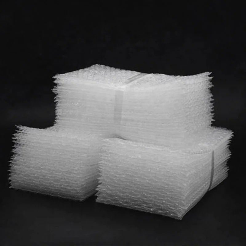 New design two sides sealing air bubble wrap bag pouches making machine