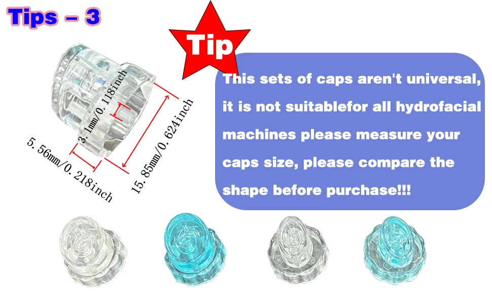 Hydra dermabrasion facial beauty machine tips/Hydra tips for hydrafacy machine