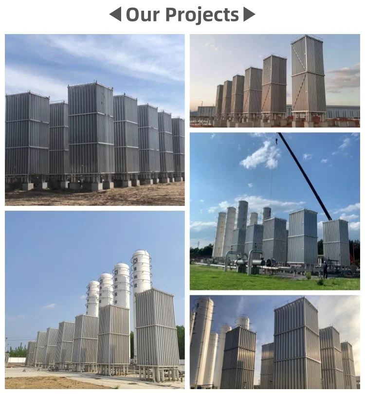 Hot Selling Vertical Type Liquid Argon Ambient Air Vaporizer