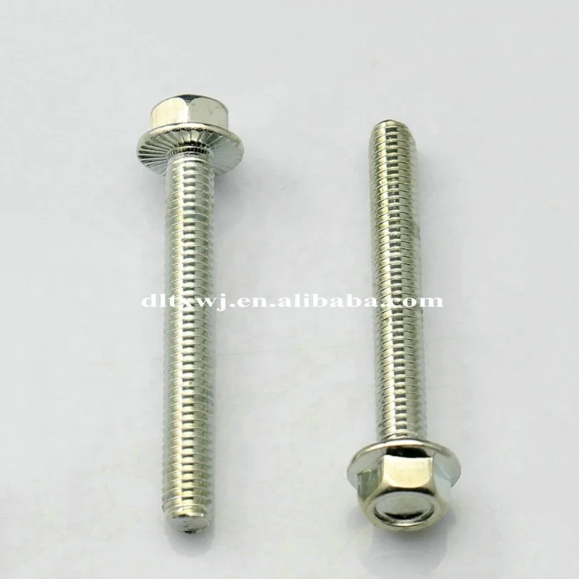 Allen din 186 Hex Flange Anti-skid Serrated Screws For Gas Pipe& Faucet