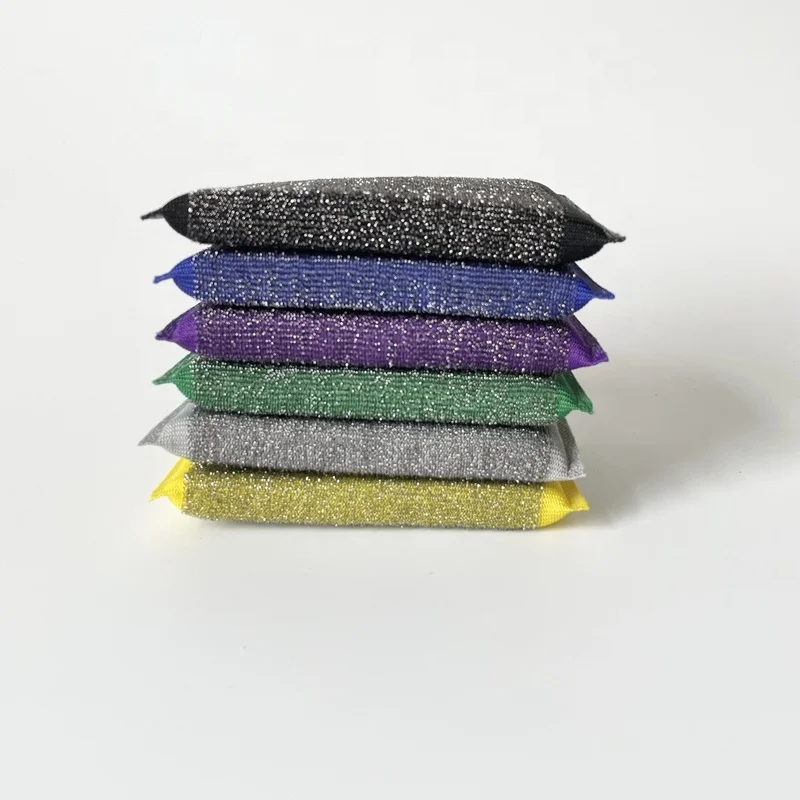 High quality Wire Net eco-friendly Kitchen Cleaning Sponge Scrubber power sponge