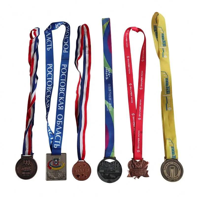 One-Stop Shopping  Custom Shape Souvenir Medal Order Blank Medals And Ribbons