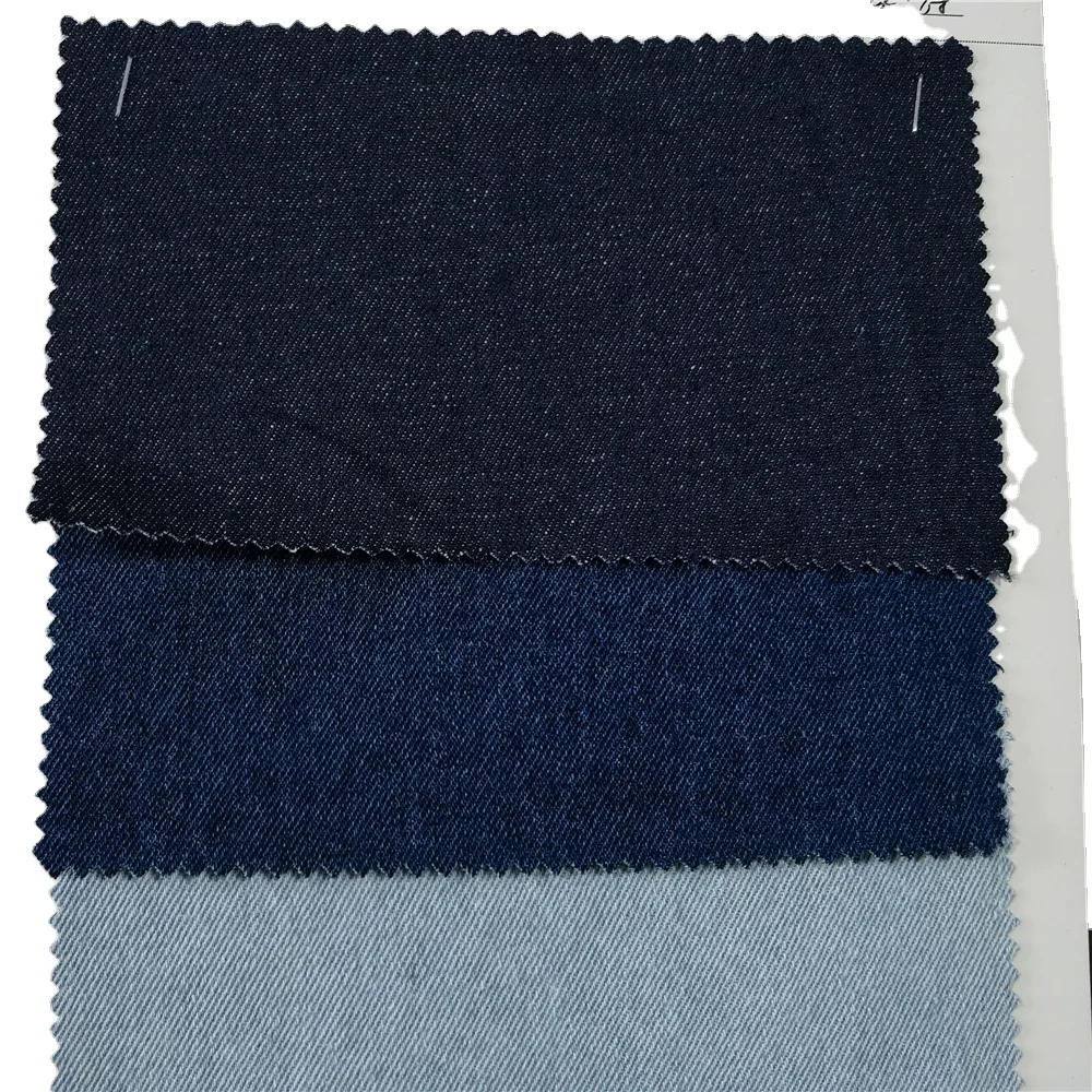 Zhaorun Hot Selling High Quality Medium Stretch TR Slub Denim Fabric for Women Jeans  Wholesale Price From Foshan Exporter