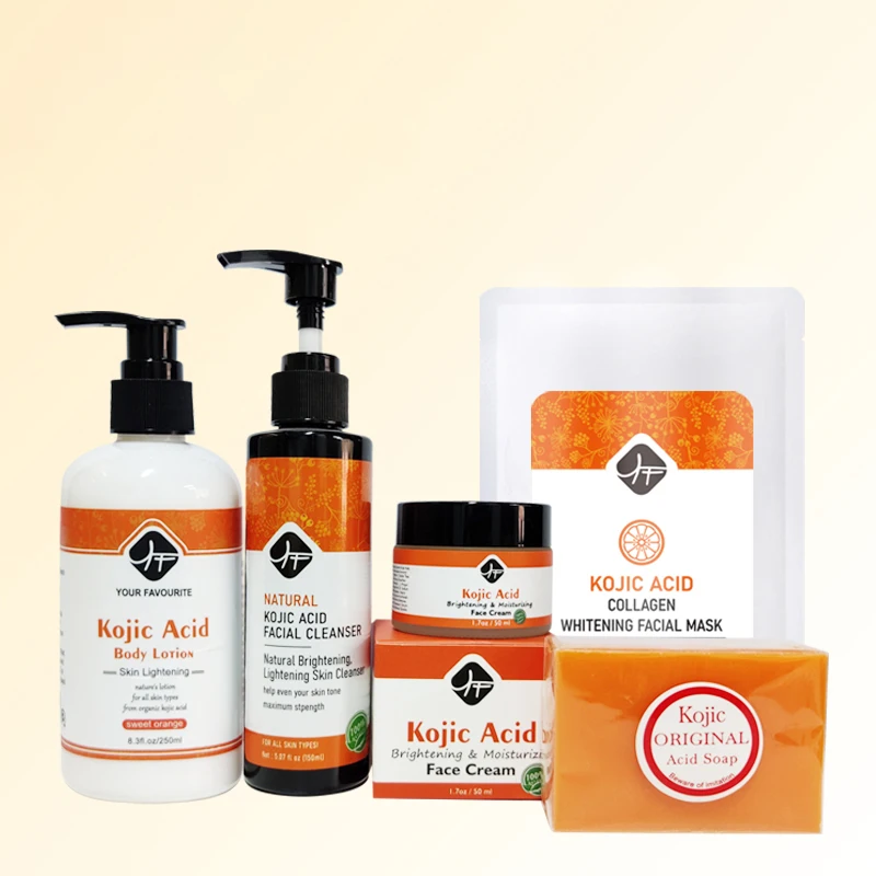 OEM корейская косметика оптовая продажа набор для ухода за кожей kojic кислота витамин C ance чайного дерева