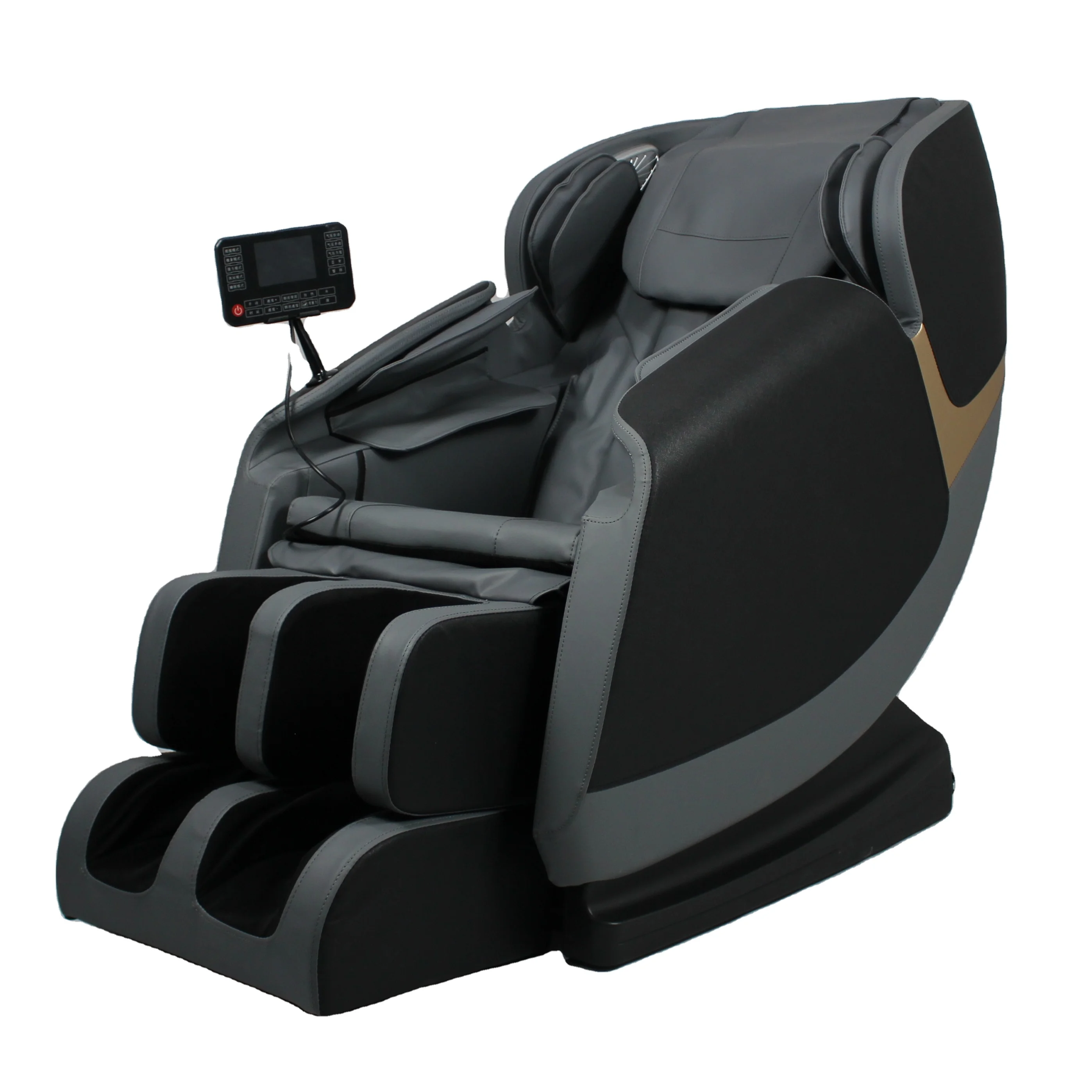 Массажное кресло Shiatsu 4D, массажер для шеи и спины с подогревом, массажное кресло для всего тела Shiatsu SL с движущимися направляющими