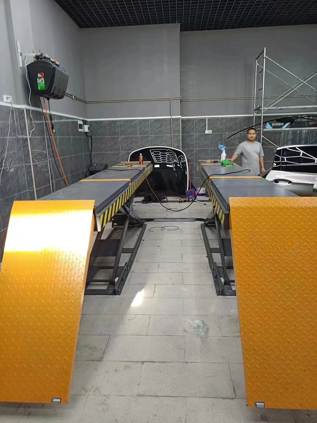 Hot Selling Heavy Duty Car Jack Lift Hydraulic Foor 5 Ton Scissor Lift Car Jack