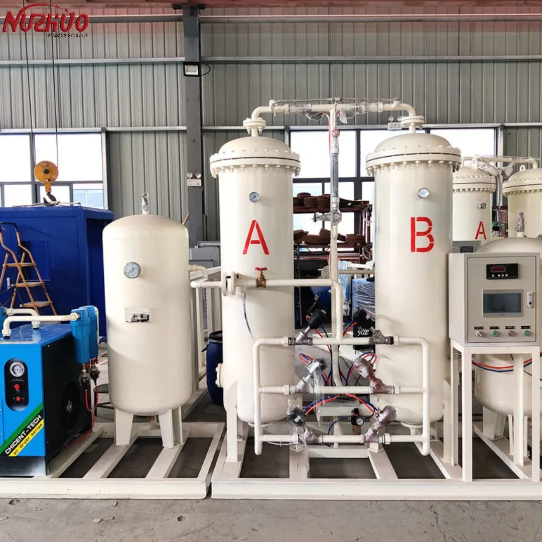 NUZHUO Easy Installation Medical Oxygen Generator Equipment Oxygen Gas Generator O2 Machine Plant