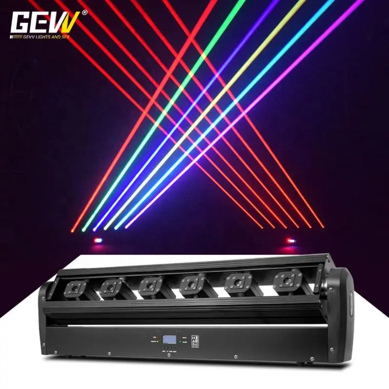 6 eyes rgb full color Wholesale Price Laser Light