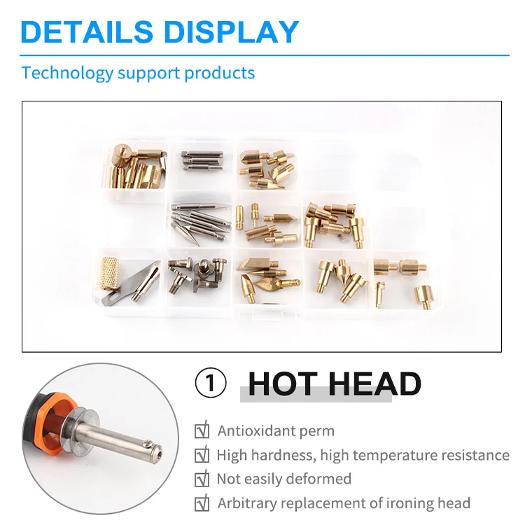 Promotion 110V/220V 30W/40W 26 Letter Head Pyrography Art Crafts Pen Multi Tips Wood Burning Tool Kit Soldering Iron Pencil Grip