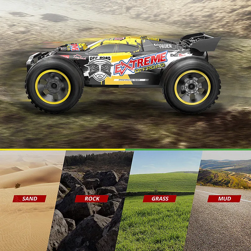 Popular Design 1:10 4X4 50 60 Mph Cars Adults Brushless Upgrade Kit Buggy Of Road Rc Car High Speed