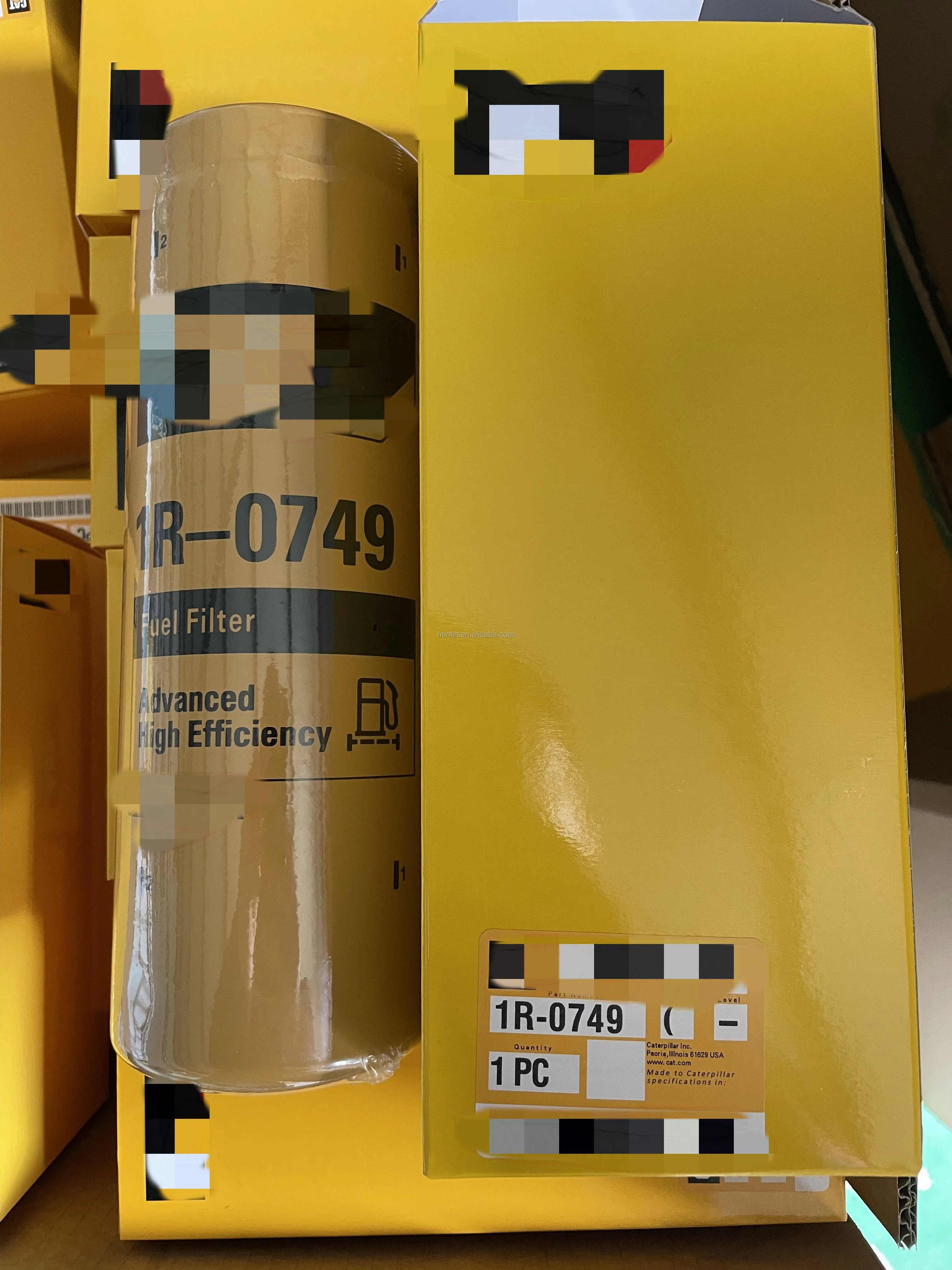 1R-0749 1290372 1R0749 89002386 BF7587 H175WK машинный элемент масляного фильтра Топливный фильтр для экскаватора