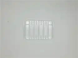 Thickened fresh tray fruit vegetable and meat packing box special storage box for shopping malls and supermarkets PP plastic