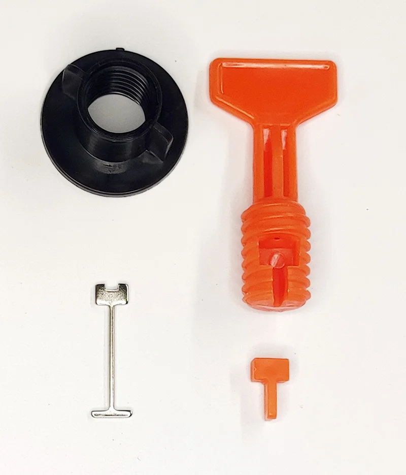 
Hot Sale 50PCS Reusable Tile Leveling Positioning System clips Leveler T-lock Floor concrete floor Tile leveling system 