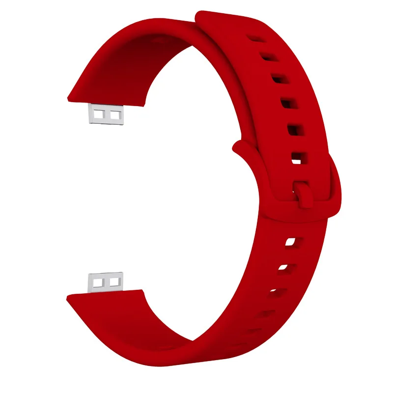 Huawei watch fit silicone strap watch fit new strap colourful buckle