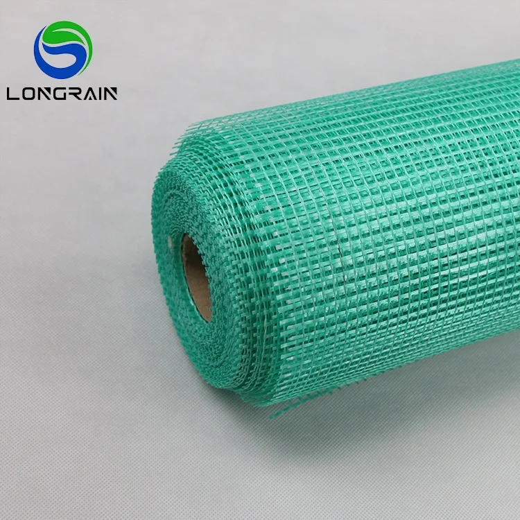 5*5 mm,50GSM,green,Fiberglass mesh for Exterior wall reinforcement,building material,glass fiber mesh