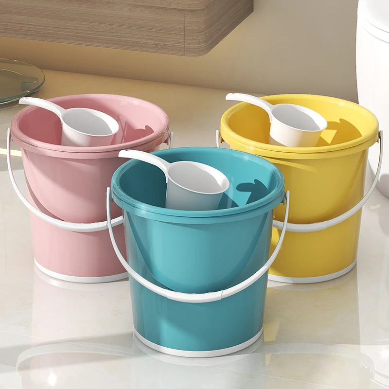 20 liter pail mop bucket 5 gallon bucket plastic pail plastic barrel cleaning products plastic bucket with solid color