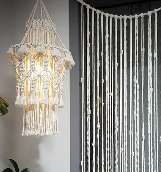 
Chandelier luxury crafts interior decoration with a variety of colors can be customized Pure manual weaving light household prac 