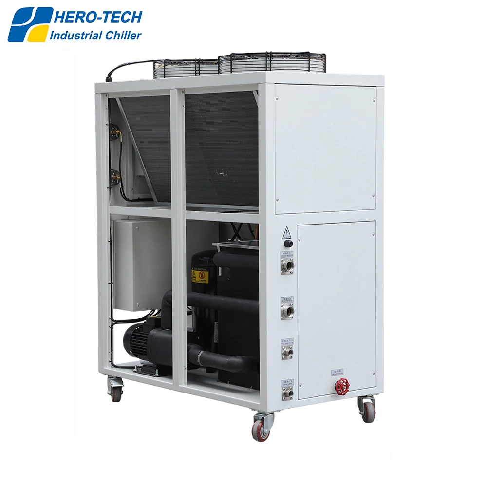 Oil chiller 5hp stable shaft tube & hydraulic oil chiller