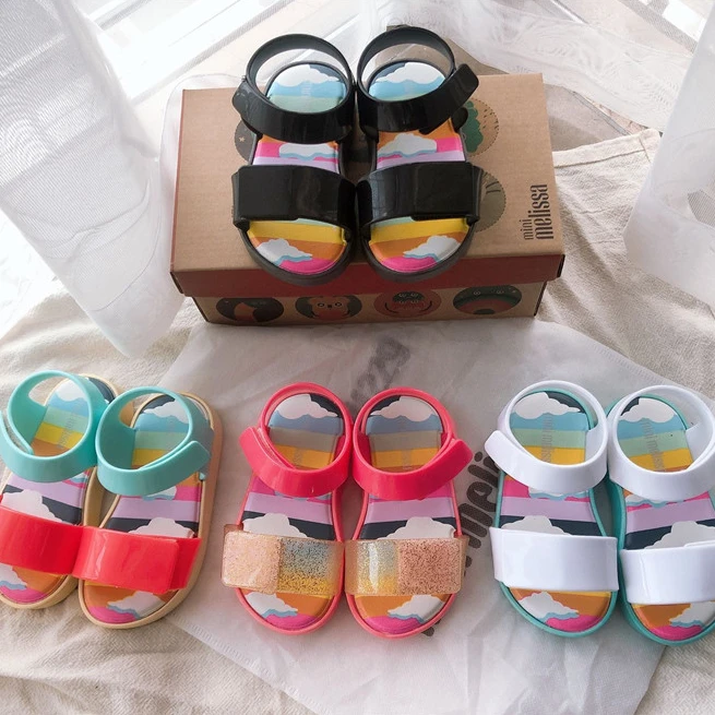 Детские сандалии 2021 Новинка Melissa same новая детская обувь для девочек для мальчиков пляжные детские сандалии летние
