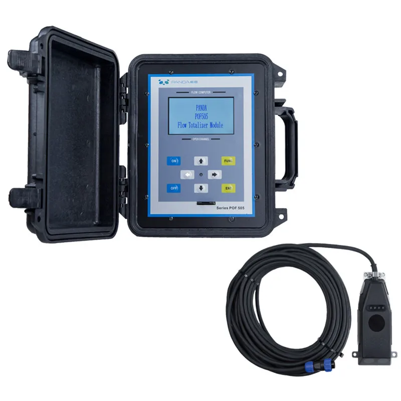 stormwater flow meter raw water open channel flow meter