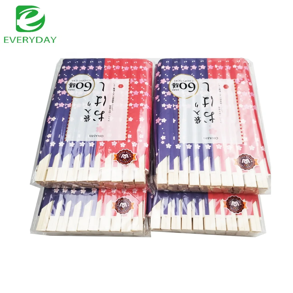 Custom Logo Chinese Disposable Traditional Bulk Wooden Wedding Gift Printed Wooden Chopsticks