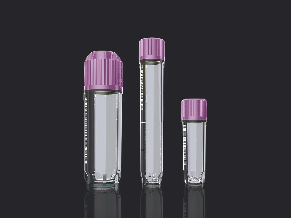 USP VI Polypropylene DNase and DNA free Cryogenic Tubes Cryotube For Lab Use