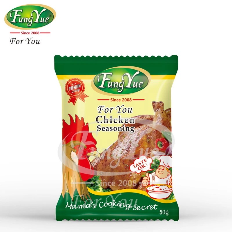 Halal 2021 горячая Распродажа здоровая курица Ароматизированная 50 г саше приправа здоровая