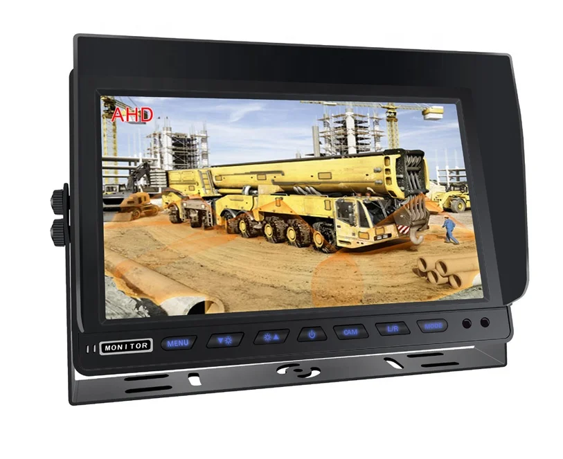 10 1 дюймов портативный автономный HD Ahd многофункциональный дисплей приборной панели грузовика IPS экран Hdmi Vga монитор парковки автомобиля