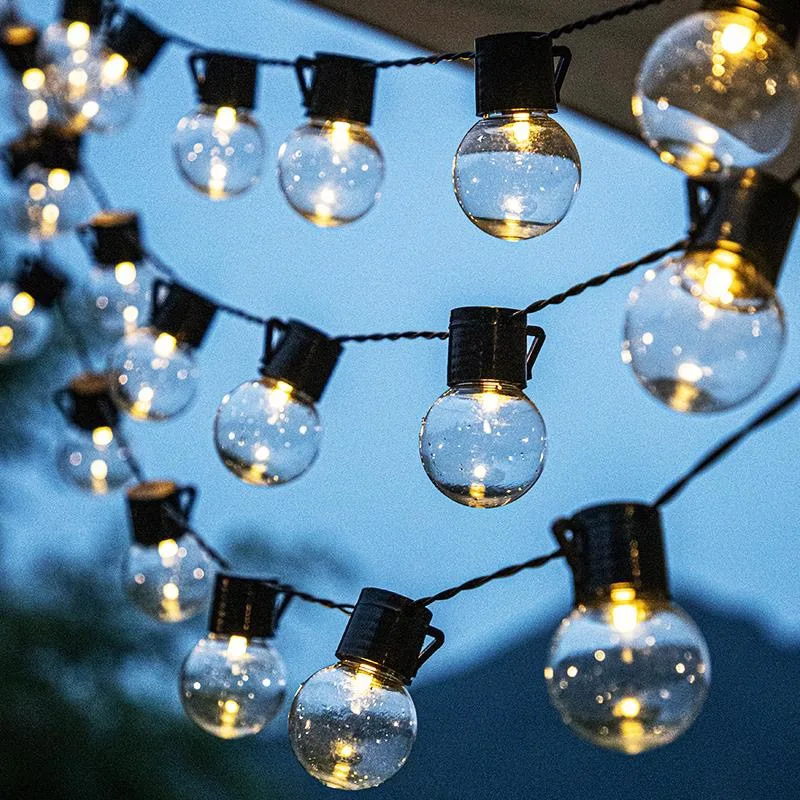 2.5M 5M LED string lights Outdoor Garland decorative lighting solar battery usb ball lights For Garden Wedding decor