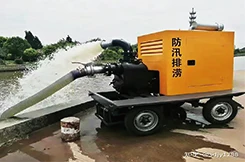 Drainage Irrigation Diesel Engine Driven Pump Truck Outlet Size DN50-DN200, 1 HP-176 HP, with Wheels