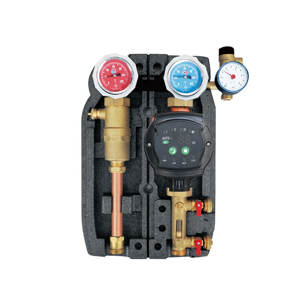 Floor Heating Hydronic Systems Solar Flow Meter Water Supply Unit