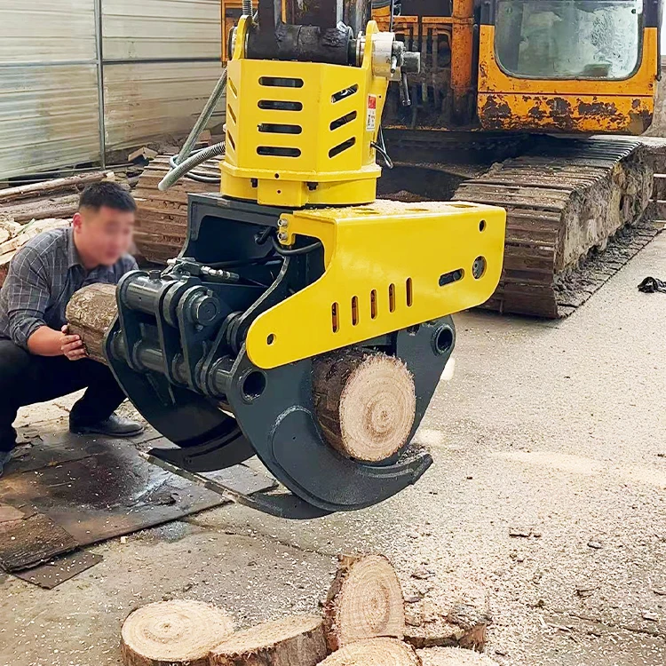 Customized Wood Cutter Machine Tree Sawing Machinery Sawmill Clamp Saw Clip Excavator Accessories