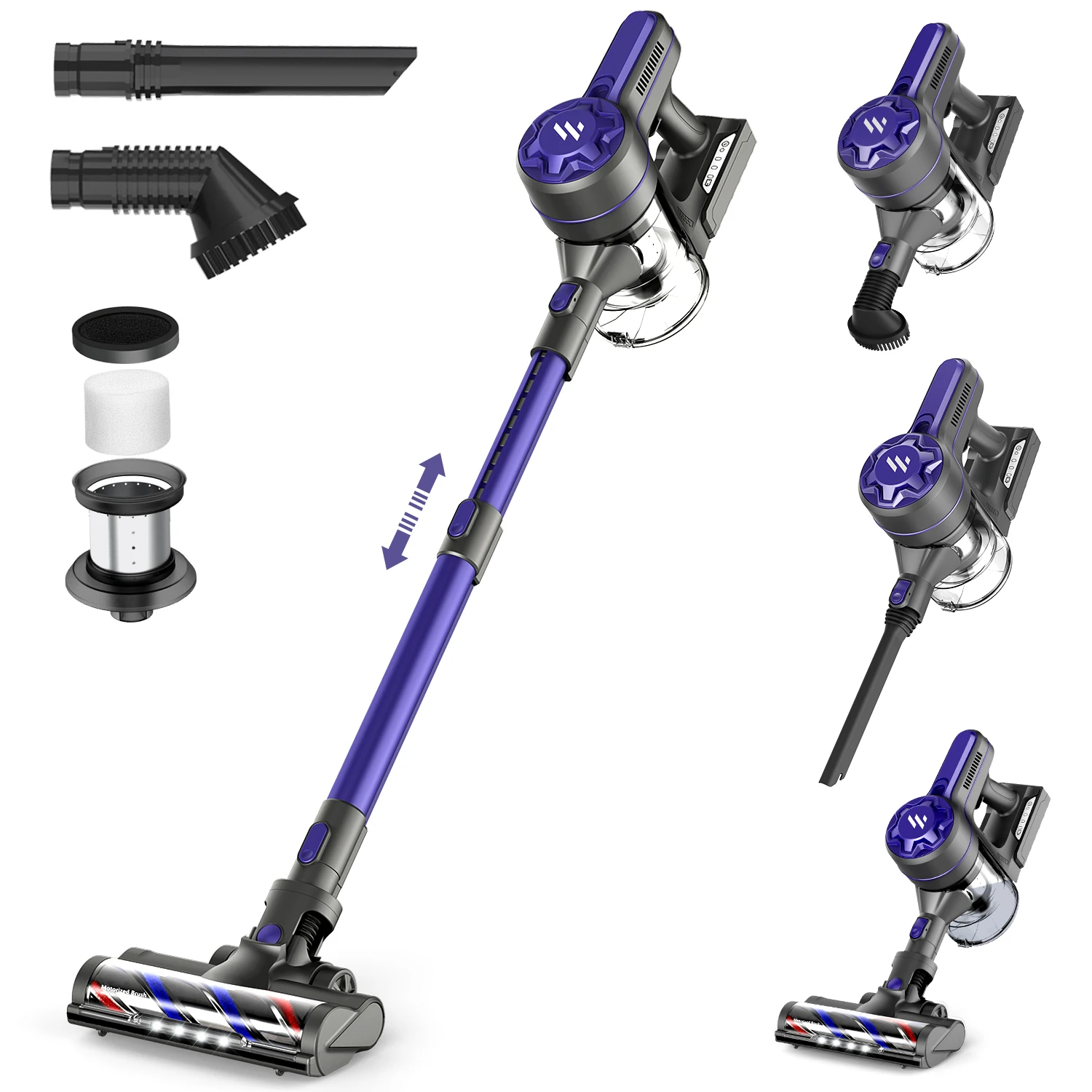 Для сухой и влажной уборки ковер Диван Очиститель Портативный Влажный по уходу за автомобилем пятно света пятна вакуума