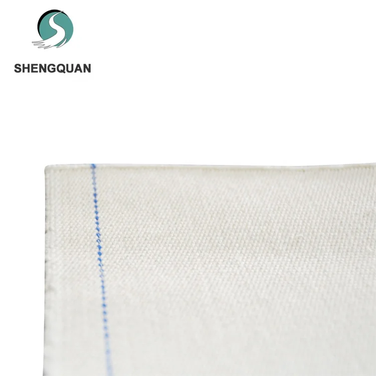 Cotton canvas sendless cotton biscuit belt/flat conveyor belt