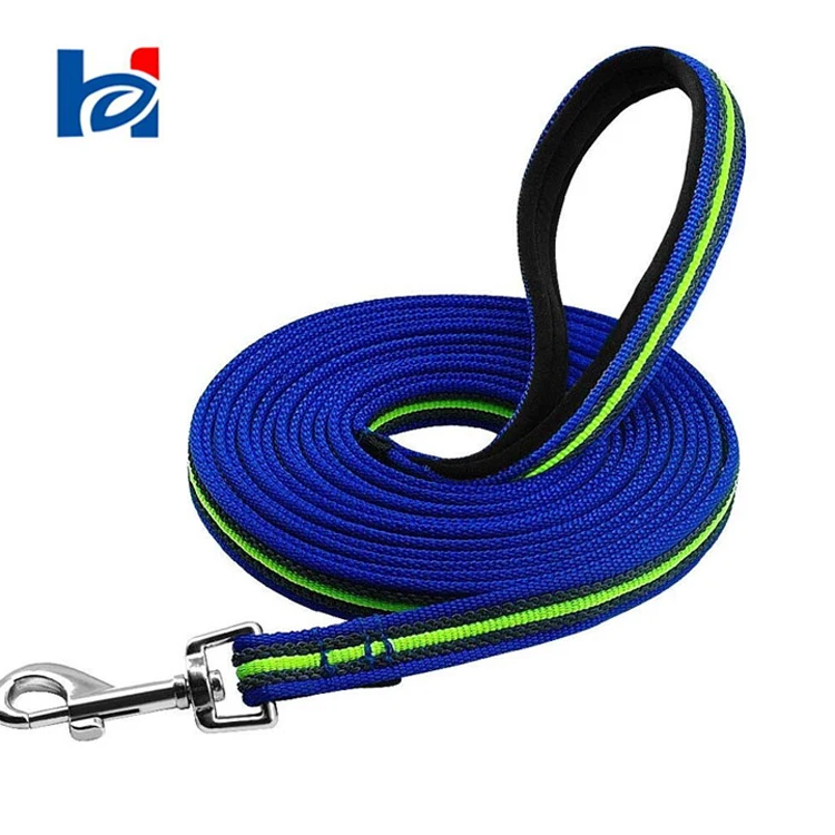 Comfortable Light Durable 5M 10M 15M Long Running Non Slip Dog Tracking Training Leash Lead