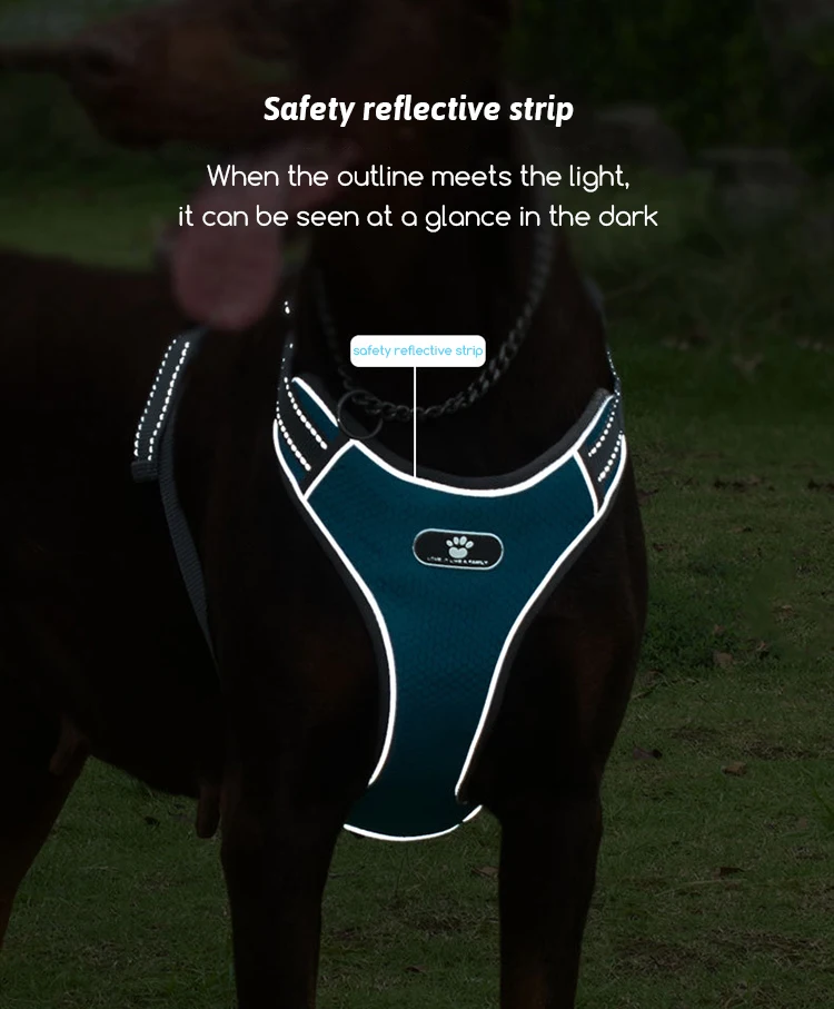 Factory Price Max Tension Customized Retractable Dog Leash Easy Walk Harness for 12 to 50 KG Pet automatic dog lead