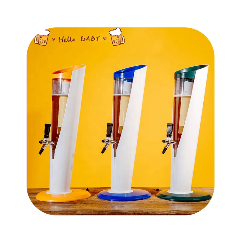 Factory Wholesale split Beer Tower Bar Drink shop self-service Juice Drink Dispenser machine with tap cold Draft Beer Tower