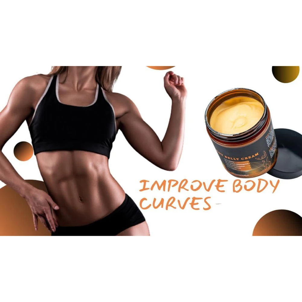 BLIW Private Label Herbal Flat Tummy Weight Loss Fat Burning Body Shaping Anti-Cellulite Hot Belly Cream For Women