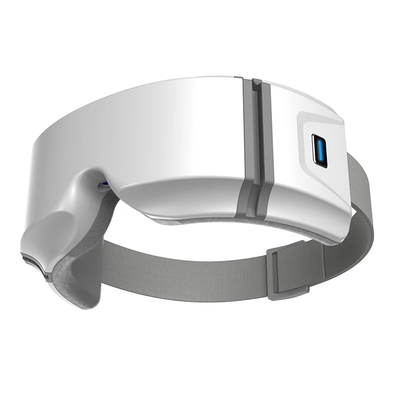 Custom Packing Logo Box Relieve Eye Fatigue Wireless Music Rechargeable Electric Eye  Air Pressure messager Vibration Massager