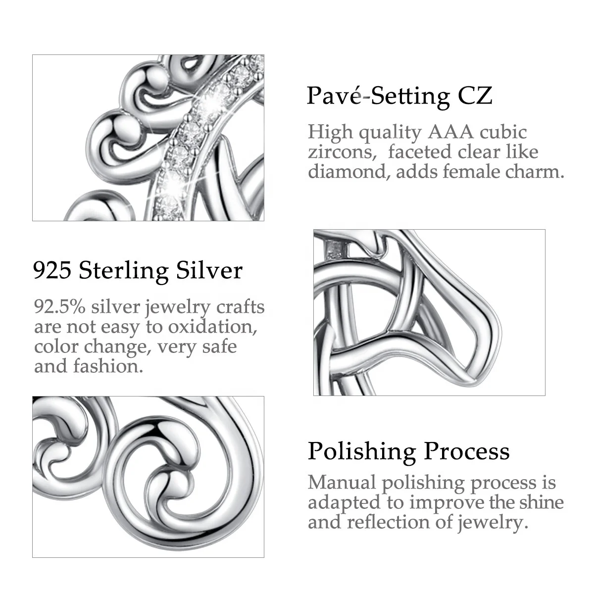 merryshine 925 sterling silver jewelry Horseshoe women unicorn horse shoe pendant necklace